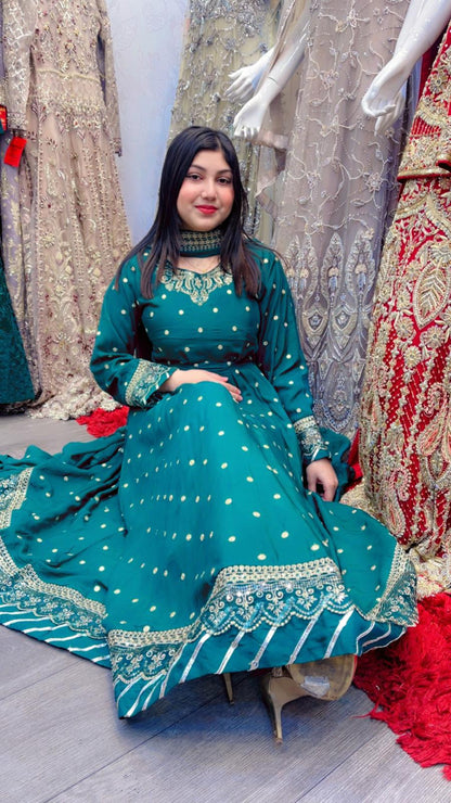 MAHNOOR PARY WEAR SILK COLLECTION-| MNC-1847