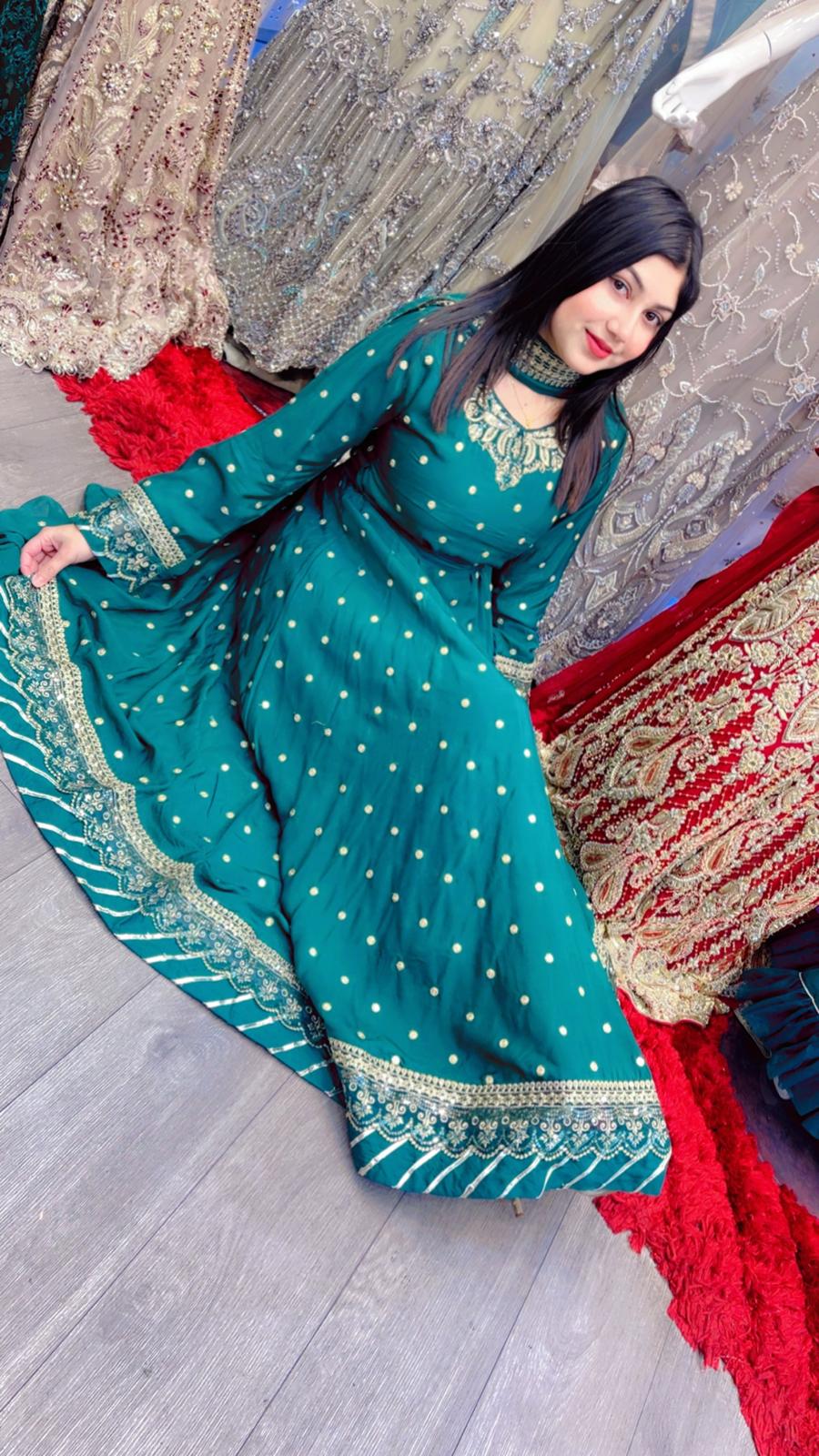 MAHNOOR PARY WEAR SILK COLLECTION-| MNC-1847