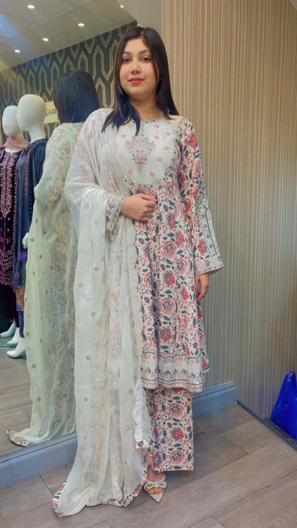MAHNOOR CASUAL COLLECTION-| MNC-1848