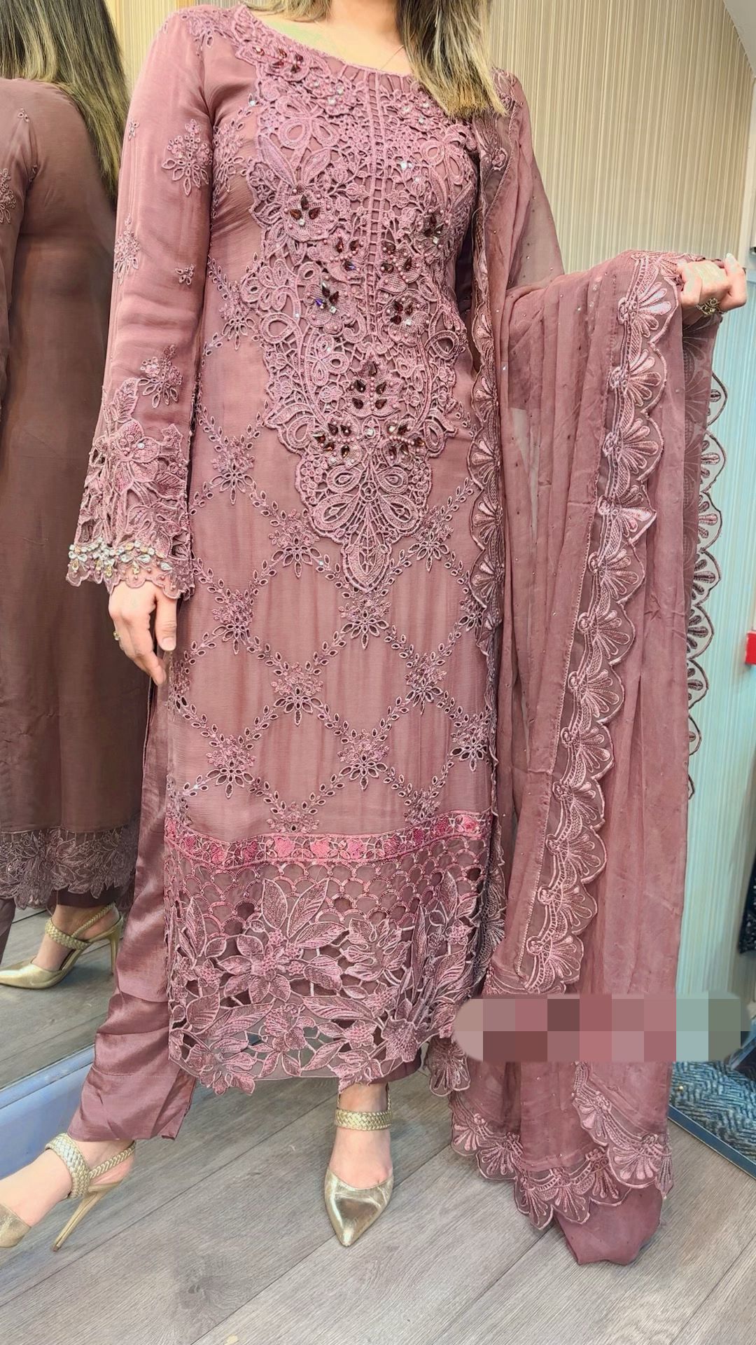 MAHNOOR PARY WEAR CHIFFON COLLECTION-| MNC-2025