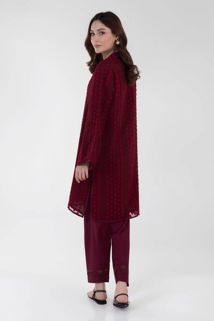 SANA SAFINAZ-BROCHIA MAROON